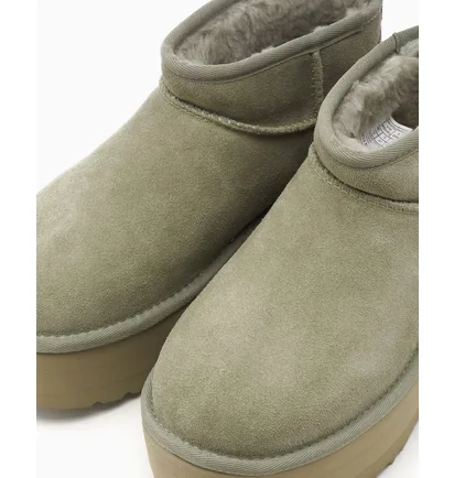 Уггі жіночі UGG Ultra Mini Platform Boot Shaded Olive 1135092-SDC