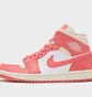 Кросівки жіночі Air Jordan 1 Mid Pink/White BQ6472-186