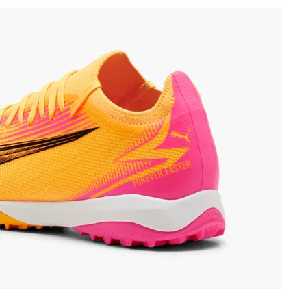 Сороконожки мужские Puma Ultra Match Turf Trainer Soccer Cleats Yellow 107757-03