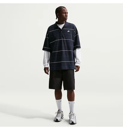 Поло чоловіче Nike Club Os Stripe Black IF0736-451