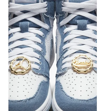 Кроссовки женские Air Jordan 1 High Og Denim Light Blue/White DM9036-104
