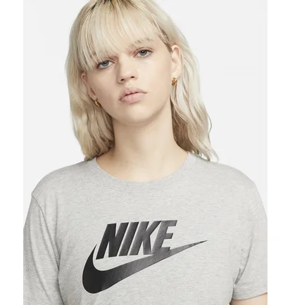 Футболка женская Nike Essential Icon Futura Tee Grey Dx7906-063