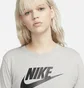 Футболка женская Nike Essential Icon Futura Tee Grey Dx7906-063