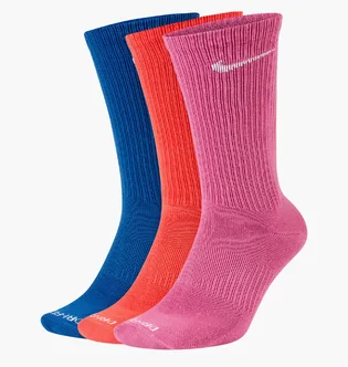 Носки женские Nike Everyday Plus Multi (3 пары) Dc7537-902
