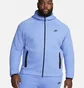 Толстовка мужская Nike Sportswear Tech Fleece Windrunner Full-Zip Hoodie Light Blue FB7921-450