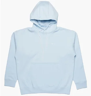 Худи мужское Nike Solo Swoosh Fleece Hoodie Light Blue CV0552-441