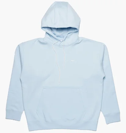 Худі чоловіче Nike Solo Swoosh Fleece Hoodie Light Blue CV0552-441