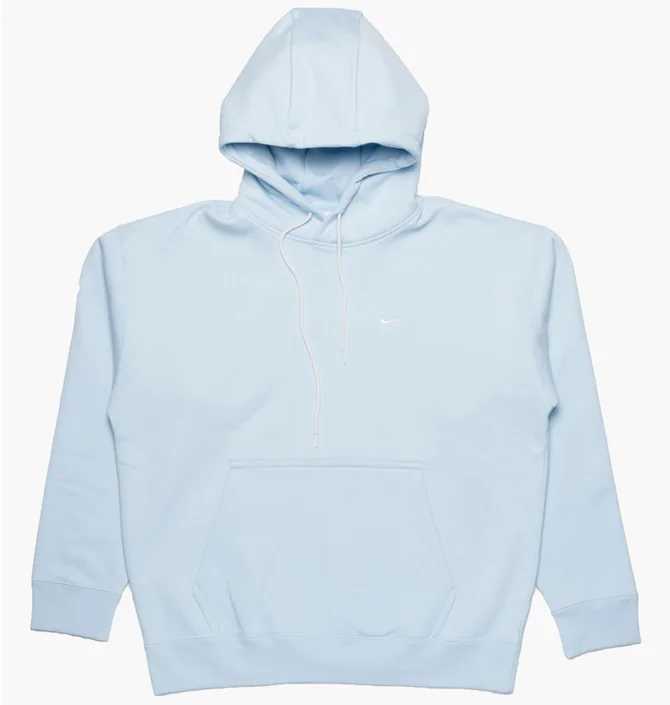 Худі чоловіче Nike Solo Swoosh Fleece Hoodie Light Blue CV0552-441