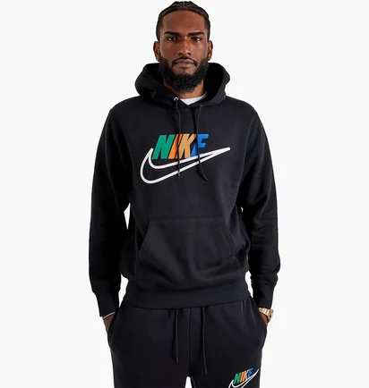 Худи мужское Nike Club Fleece Hoodie Black FZ0772-010