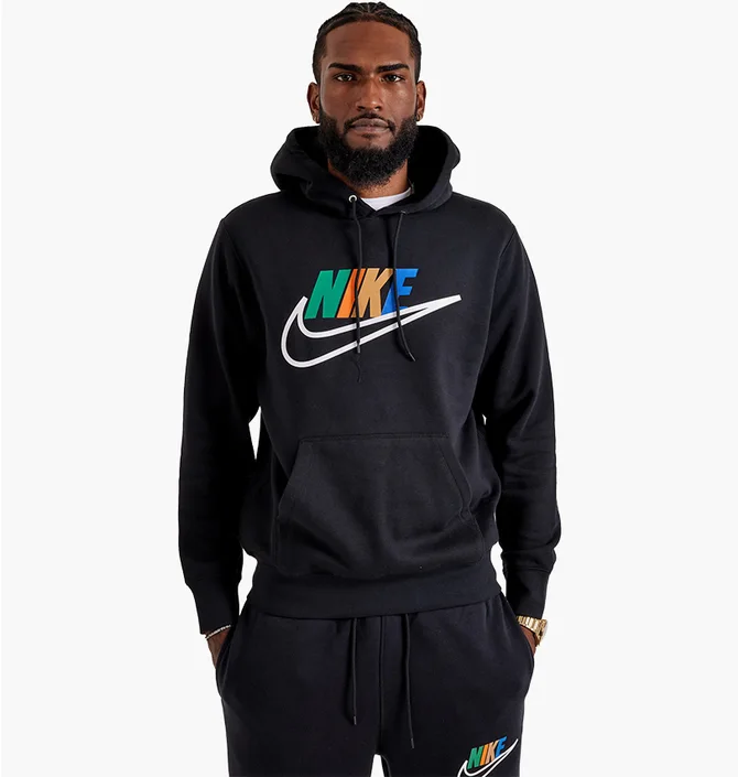 Худи мужское Nike Club Fleece Hoodie Black FZ0772-010