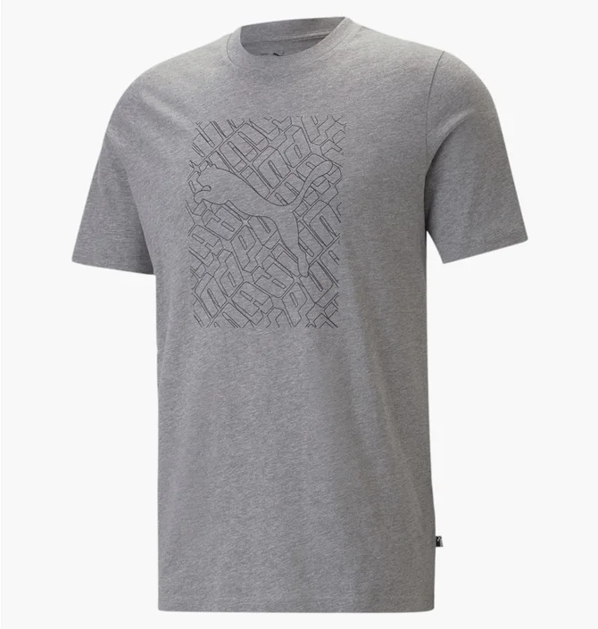 Футболка мужская Puma Hc Graphic Grey 674474-03