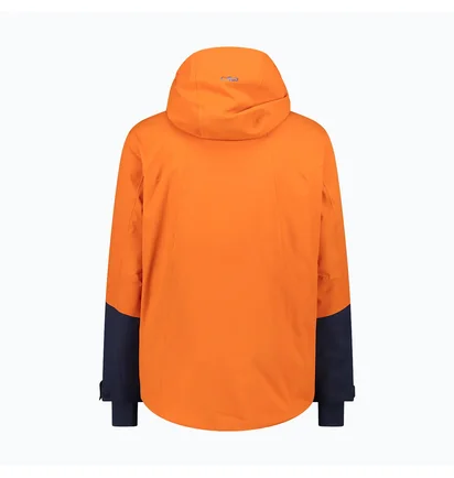 Куртка чоловіча CMP Fix Hood Twill Orange/Blue 34W2037-B595