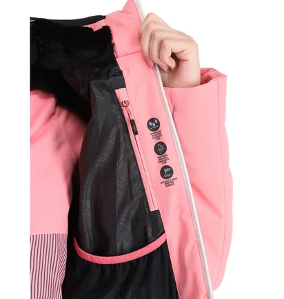 Куртка женская CMP Jacket Zip Hood Pink 33W0716-B634