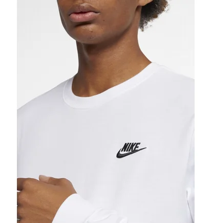 Лонгслів чоловічий Nike Club Ls Tee White AR5193-100