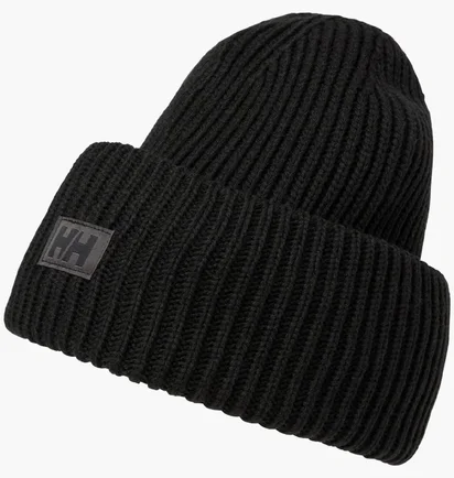 Шапка унісекс Helly Hansen Rib Beanie Black 54020-990
