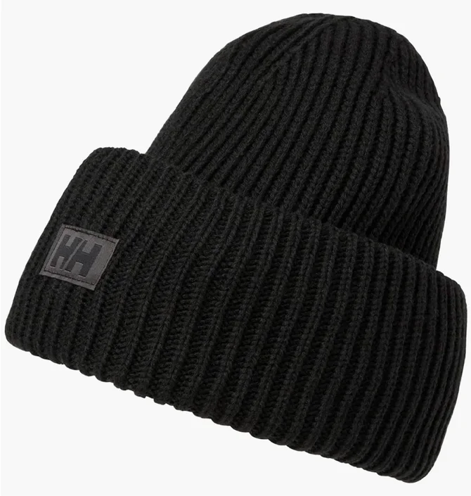 Шапка унісекс Helly Hansen Rib Beanie Black 54020-990
