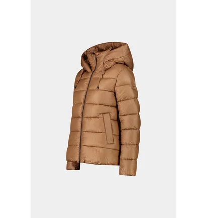 Пуховик жіночий CMP Jacket Fix Hood Brown 33K3566-P814