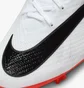 Бутси унісекс Nike Mercurial Vapor 15 Elite Firm Ground Soccer Cleats White/Orange DJ4978-600