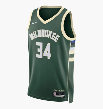 Майка чоловіча Nike Milwaukee Bucks Icon Edition 2022/23 Dri-Fit Nba Swingman Jersey Green DN2012-323