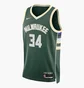 Майка чоловіча Nike Milwaukee Bucks Icon Edition 2022/23 Dri-Fit Nba Swingman Jersey Green DN2012-323