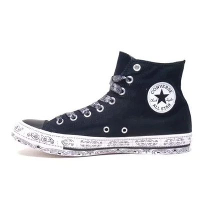 Кеды женские Converse X Miley Cyrus Chuck Taylor Hi Black 162234C