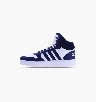Кроссовки детские Adidas Hoops 3.0 Mid White/Blue IG3717
