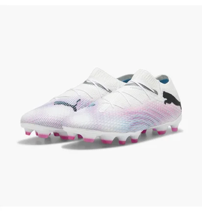 Бутсы унисекс Puma Future 7 Pro+ Fg/Ag White 107705-01