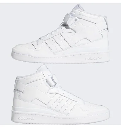 Кросівки унісекс Adidas Forum Mid White FY4975