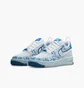 Кросівки дитячі Nike Af1 Crater Flyknit Nn White/Blue Dm1060-100