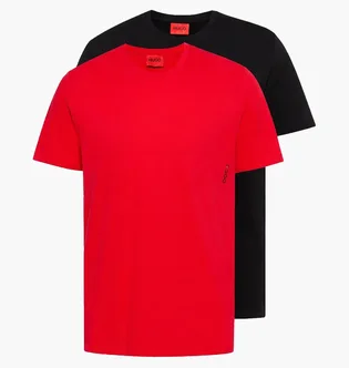 Футболка мужская Hugo Rn Twin (2 шт) Black/Red 50408203-643