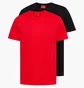 Футболка чоловіча Hugo Rn Twin (2 шт) Black/Red 50408203-643