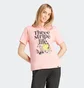 Футболка жіноча Adidas Playera Positivity Estampada Peach IX6456