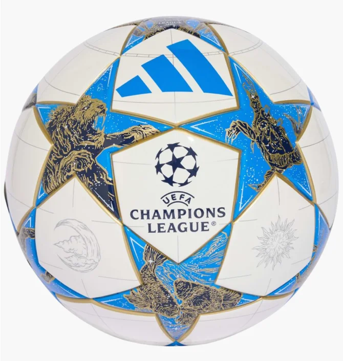 Футбольный мяч Adidas Champions League Training 25/26 League Stage White JP1542