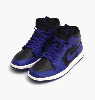 Кроссовки женские Air Jordan 1 Mid Violet Bq6472-051