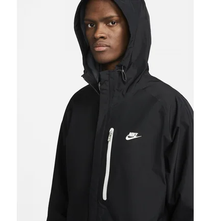 Толстовка мужская Nike M Nsw Sf Lgcy Shell Hd Jkt Black DM5499-010