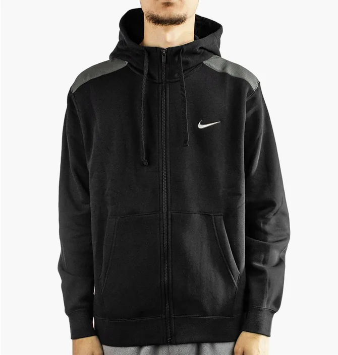 Толстовка мужская Nike Sp Flc Fz Hoodie Bb Black FQ8819-010