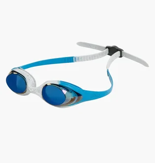 Окуляри для плавання дитячі Arena Spider Jr Mirror White/Blue 1E362-903