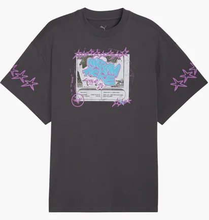 Футболка чоловіча Puma Melo X Hive Tee Ii Grey 634610-02