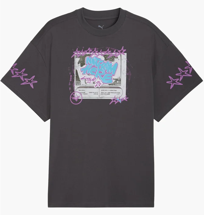 Футболка чоловіча Puma Melo X Hive Tee Ii Grey 634610-02