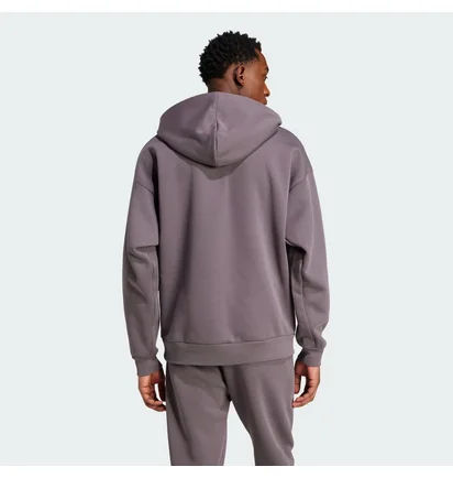 Худі чоловіче Adidas Future Icons 3 Bar Logo Grey JD4897
