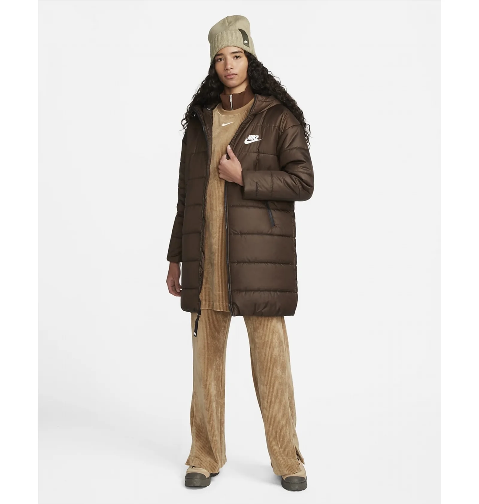 ᐉ Парка женская Nike Sportswear Therma-Fit Repel Brown Dx1798-237