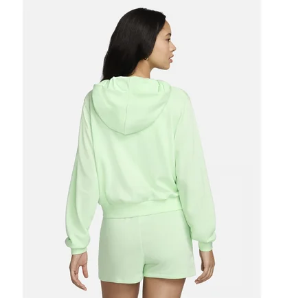 Толстовка жіноча Nike Sportswear Chill Terry Loose Full-Zip French Terry Hoodie Green FN2415-376