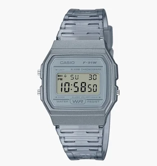 Часы женские Casio Youth Transparent Quartz F-91WS-8
