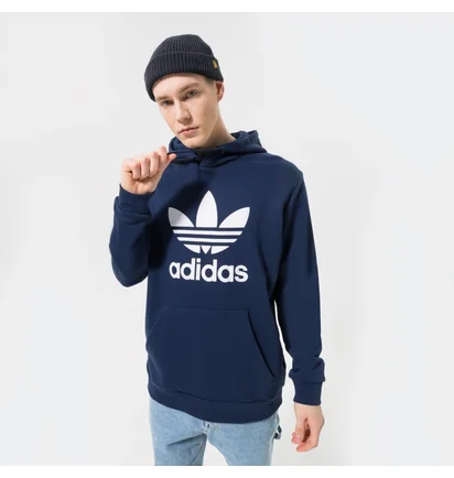 Худі чоловіче Adidas Trefoil Hoody Blue HK5298
