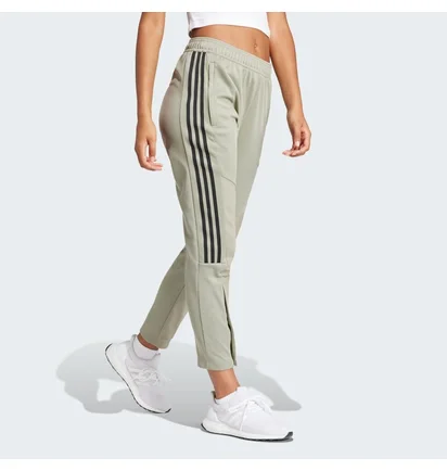 Штаны женские Adidas Tiro Material Mix Tracksuit Bottoms Green IS4576