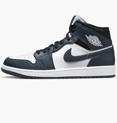 Кроссовки мужские Air Jordan 1 MID Blue 554724-411