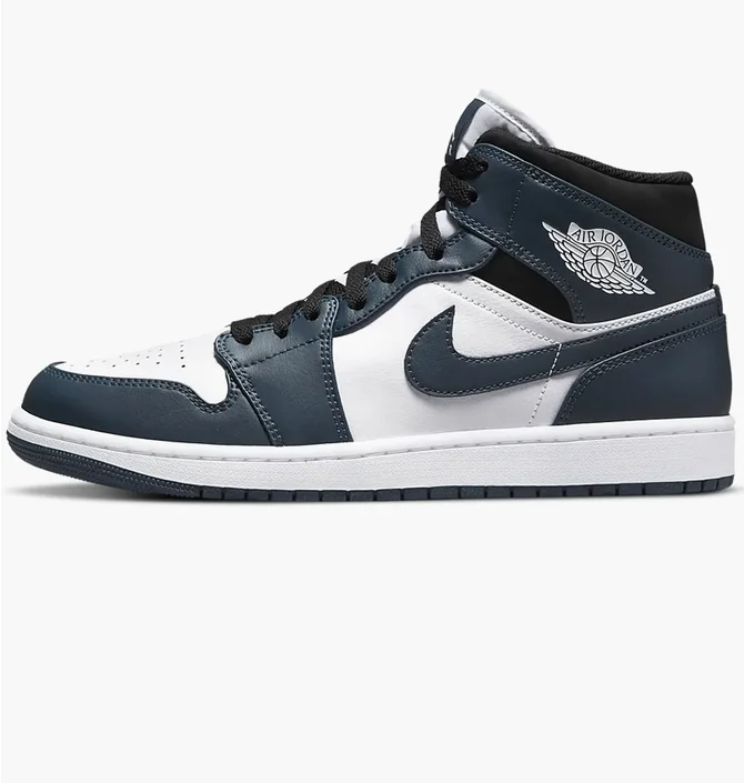 Кроссовки мужские Air Jordan 1 MID Blue 554724-411