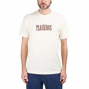 Футболка мужская Pleasures Party Logo T-Shirt Beige P21SU051-CREAM