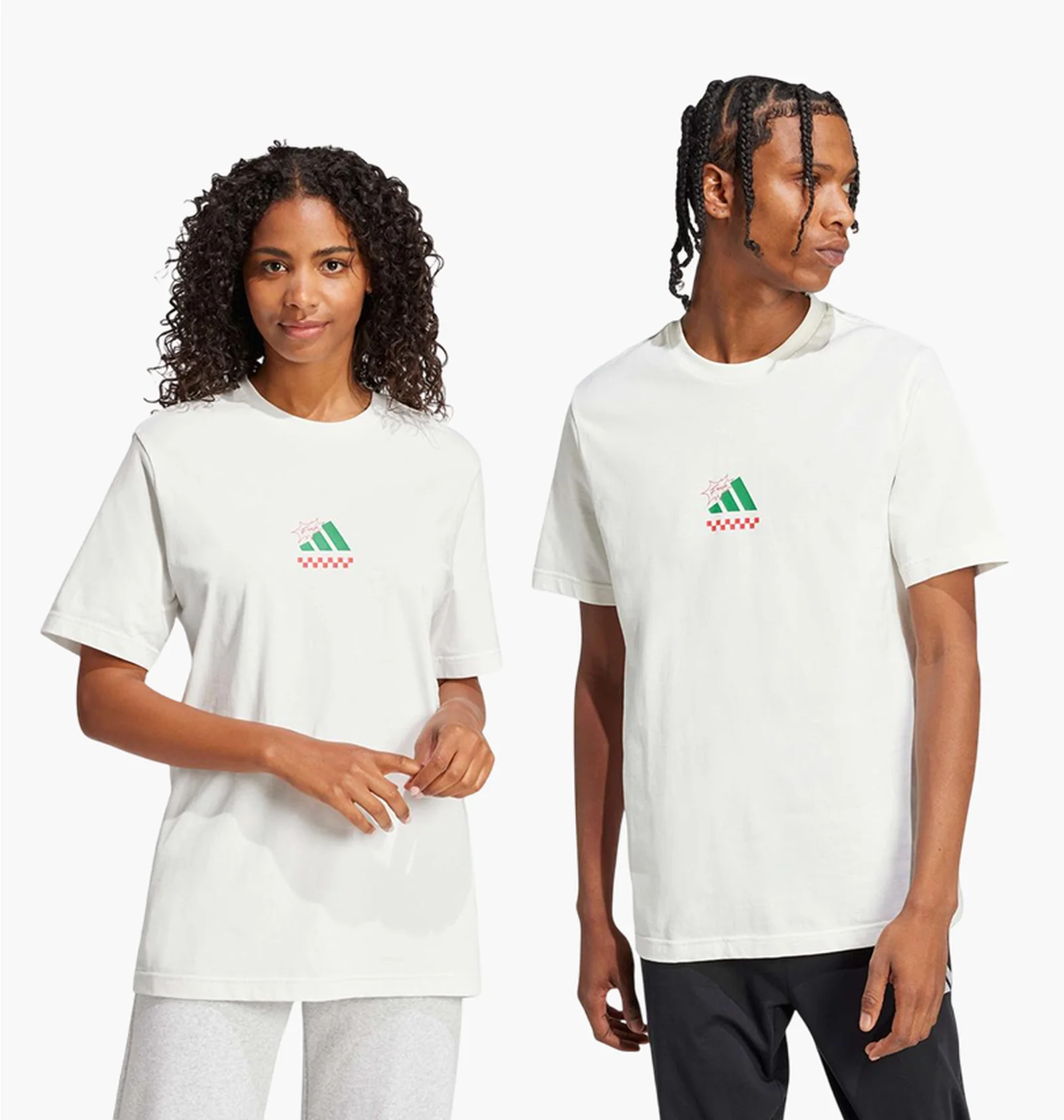 ᐉ Футболка унисекс Adidas Lounge Pizza Graphic White JJ4016