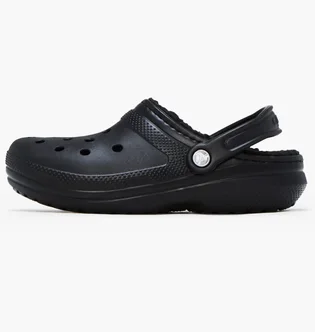 Тапочки унисекс Crocs Classic Lined Clog Black 203591-060